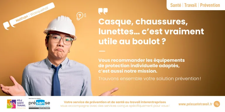 Chaussures, casque, lunettes&amp;#8230; Utiles au boulot ?
